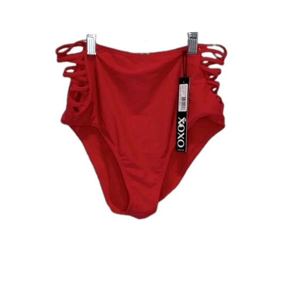 Flawed NWT XL XOXO bikini bottom strappy sides - Picture 1 of 7